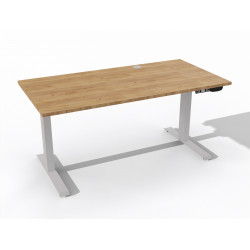 Beheizter Schreibtisch mit Handballen-Heizung, elektrisch höhenverstellbar